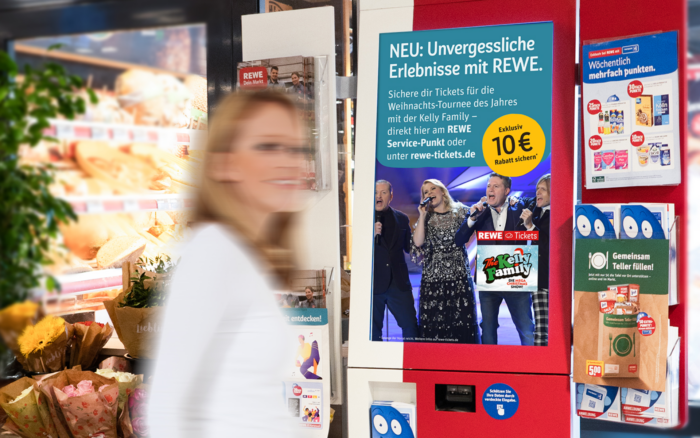 REWE Markt launches new ticket range for events with partners epay and CTS EVENTIM