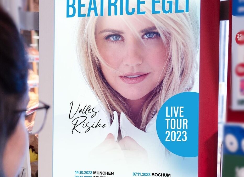B2B report: Collaboration with REWE as ticket partner – Beatrice Egli „Volles Risiko“ Tour 2023